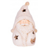Postavička MagicHome Vianoce, Santa guľa, keramika, 30 cm