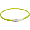 Trixie Flash USB svietiaci obojok XS-XL 70 cm / 10 mm, zelený