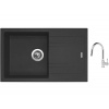 Set Sinks LINEA 780 N Granblack + batéria Sinks MIX 35 P chróm