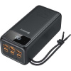 Sandberg Battery Bank - Powerbank USB-C PD 130W 50000 (Vonkajší; LED svetlo; čierna) Sandberg