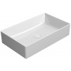 GSI KUBE X keramické umývadlo na dosku 60x37 cm, biela ExtraGlaze SPH 945311