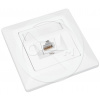 SX9-1-6-UTP-WH - Solarix zásuvka CAT6 UTP 1 x RJ45