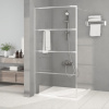 Sprchová zástěna walk-in stříbrná 100 x 195 cm čiré ESG sklo Stříbrná 152137