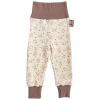 Kaarsgaren Protišmykové nohavice pre deti na lezenie bio králiky hnedý lem Veľ. 92