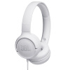 JBL – Tune 500 káblové slúchadlá s funkciou Pure Bass, skladací dizajn, 3,5 mm jack – biele