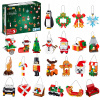 ADVENTNÝ KALENDÁR KOCKY VIANOČNÉ OZDOBY VIANOČNÝ STROMČEK MIKULÁŠ VENIEC 24×
