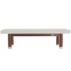 Luxusné thajské masážne lehátko Clap Tzu AMBRA Thai Doplnky: bez doplnkov, Farba čalúnenia: PU - biela (white), Farba konštrukcie: olejovaný wenge 202*115 cm | 60 kg | 13 farieb