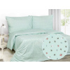 Dreamy Linens Obliečky bavlnené mätové Kvietky
