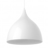 ACA DECOR Závesné stropné svietidlo ROXANNE, biela farba, priemer 35 cm