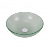 Olsen Spa Sklenené umývadlo na dosku BREDA 42×13,5 cm OLKLTG101