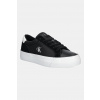 Tenisky Calvin Klein Jeans VULC FLATFORM MG NYLON MIX čierna farba, YW0YW01896 EUR 40