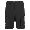 SALEWA PUEZ DURASTRETCH CARGO SHORTS M BLACK KRAŤASY Veľkosť: XL