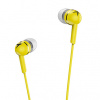 Genius HS-M300, slúchadlá s mikrofónom, bez ovládania hlasitosti, žltá, 2.0, špuntové, 3.5 mm jack (Genius HS-M300 Jednoduché slúchadlá do uší)