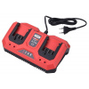 Extol Premium 8895791 Nabíjačka akumulátorov 20V/2x2,4A pre záhradné aku náradie