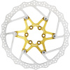 Reverse Brzdový kotouč 180 mm, 6 děr, Alloy/Steel, Gold