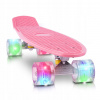 SKATEBOARD SKATEBOARD SVIETIACE KOLESÁ LED DOSKA