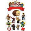 CUKROVÁ TLAČ jedlý obrázok na tortu Cukrová hmota ROBLOX HRA PRE HRÁČOV + TEXT #4
