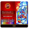 Koh-i-noor ceruzky ceruzky 3824 24 ks. (Polycolor ceruzky 24 farieb koh-i-noor 3824)