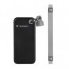 SSD Externá Verbatim Pocket SSD Black/Grey, 32190, 1000GB, čierny, M.2, obsahuje USB C kábel a vrecko, 1000 MB/s-R, USB-C, 1000 MB