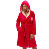 Malinově růžový i béžový kojící župan huňatý z bambusu s beránkovou kapucí a pejskem 1Z1527 růžová L + První výměna zboží zdarma.