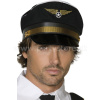Čiapka - PILOT PIC - čierna so zlatým lemovaním