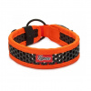 Tamer obojek Softy oranžovo-černý - šířka 3,8 cm, obvod krku 35-41 cm