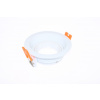 Svietidlo GU10-GU5,3 do 10W, IP20, Al+Policarbonát-biela, BOp-Z, 90x40mm, XB-SM115