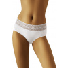 Klasické nohavičky so zdobením eco-NA MAXI Wolbar, Veľkosť 3/M, Farba Biela