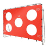 Detská futbalová tréningová bránka 2v1 + podložka pre presnosť 215 x 153 x 76 cm Kik