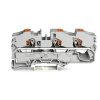 WAGO WAGO TOPJOB® S Radová svorka 16mm² (0,5…25mm²), šedá, 3-vodičová, s tlačidlom, Push-in CAGE CLAMP®
