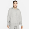 Nike Sportswear Phoenix Fleece Women's Oversized Full-Zip Hoodie Grey Marl 10 (S)