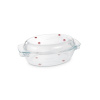 Tescoma Oválny pekáč s poklopom GrandCHEF 35 x 21 cm, sklenený