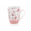 Hrnek Banquet PINK FLOWER 340ml růžový
