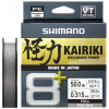 Pletená Šnúra Shimano Kairiki 8+ Steel Gray 0,315mm 39,9kg 150m