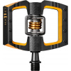 Nášľapné pedále Crankbrothers Mallet DH 11 Titanium - Black/Gold uni