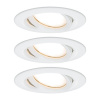 Paulmann Nova Plus 3 kusy LED lampy okrúhle biele - 93682