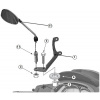 GIVI A357A montážna sada plexi Piaggio Beverly 125ie - 300ie/350 Sport Touring (-20) pre plexi 357A