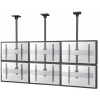 Neomounts Pre NMPRO-C32 / Flat Screen Ceiling Mount - 3x2 (3 x horizontal/2 x vertical) - box 1/2 / Black/silver