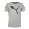 Pánské tričko Puma Cat Basic Tee - Velikost M – klasické sportovní tričko Puma v šedém provedení s ikonickým Puma Cat logem v moderním grafickém provedení.