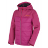 Detská softshellová plnená bunda Husky Swany K dark magenta, 152