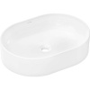 HANSGROHE Xuniva U elipsovitá umývadlová misa bez otvoru, bez prepadu, 550 x 400 mm, biela, 60166450
