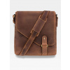 Pánska kožená taška cez rameno Visconti 16071 v svetlohnedej farbe