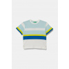 Detské bavlnené tričko United Colors of Benetton 3V0HG10JE.P.Seasonal modrá 116