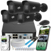 Sada kamier na monitorovanie DVS, 4 IP PoE kamery, 8 Mpx, IP67, 1 TB