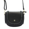 Dámska kožená taška cez rameno Gregorio 1703 DOLLARO Black Leather Crossbody