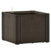STEFANPLAST Samozavlažovací kvetináč NATURAL DELUXE 43x43x33cm moka