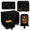Teplovzdušná fritéza Zeegma ZE-KNAPPER DUAL BLACK 1700 W 9 l