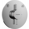 Hansgrohe DuoTurn S, batéria pod omietku pre 2 spotrebiče, chrómová, HAN-75418000