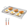 Vevor Grilovacia platňa z nehrdzavejúcej ocele 36×22 inch, rovná, s držadlom DCJPBXG3622I9S4M3V0