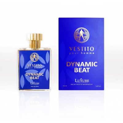 LUXURE VESTITO pour homme DYNAMIC BEAT, Toaletna voda 100ml (Alternativa parfemu Versace Pour Homme Dylan Blue) pre mužov